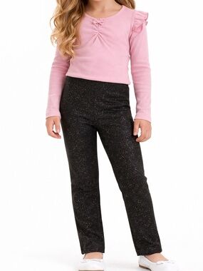 Peek • NWT Girls Black Glitter Pants Leggings